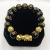 Pixiu Black & Gold Obsidian Luck & Wealth Bracelet