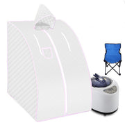 Portable Home Sauna 1000W (with Folding Chair)