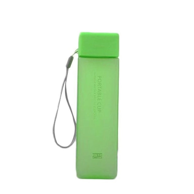 Square Frosted Water Bottle