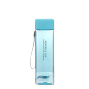 Square Transparent Water Bottle